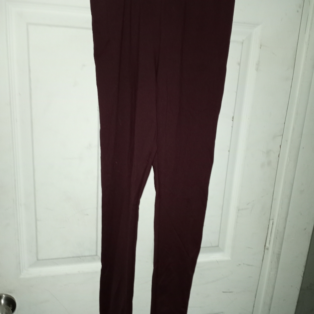 Small Maroon VS Leggings